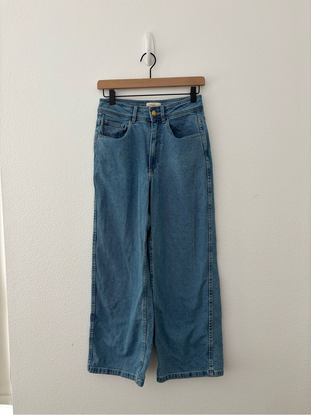Sezane cropped denim jeans